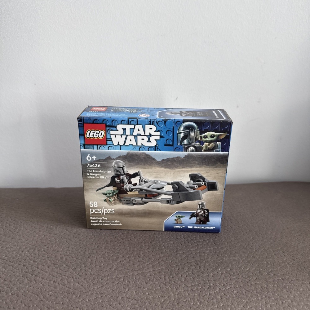 LEGO 75436 Star Wars The Mandalorian & Grogu's Speeder Bike Building Set